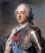 Portrait de Louis XV au pastel par Quentin de La Tour.