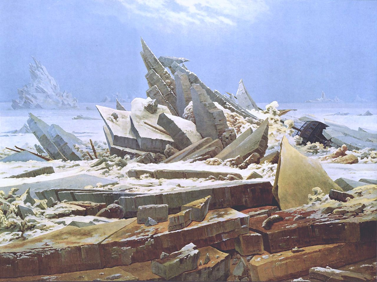 La Mer de glace de Caspar David Friedrich.